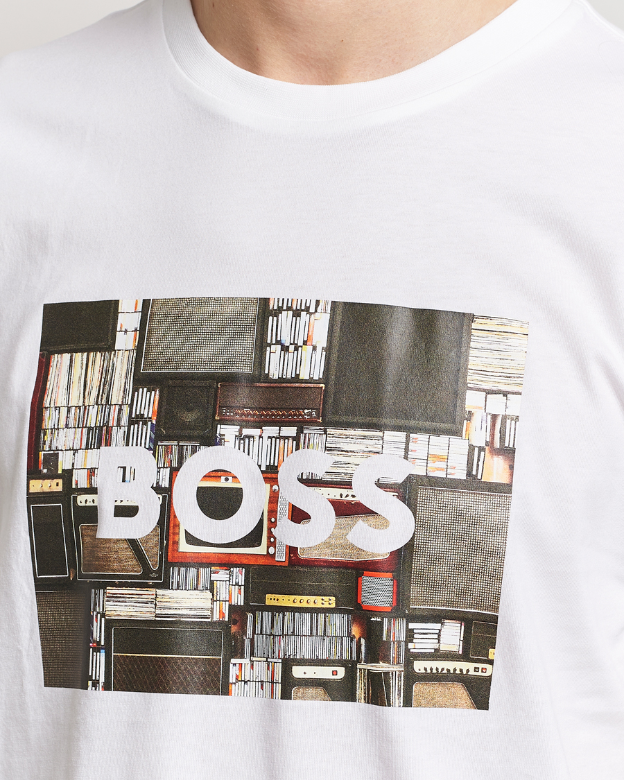 Herren | T-Shirts | BOSS ORANGE | Heavy Logo T-Shirt White
