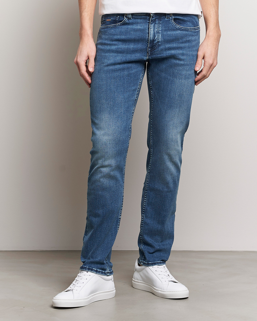 Herren | Slim fit | BOSS ORANGE | Delaware Slim Fit Stretch Jeans Bright Blue