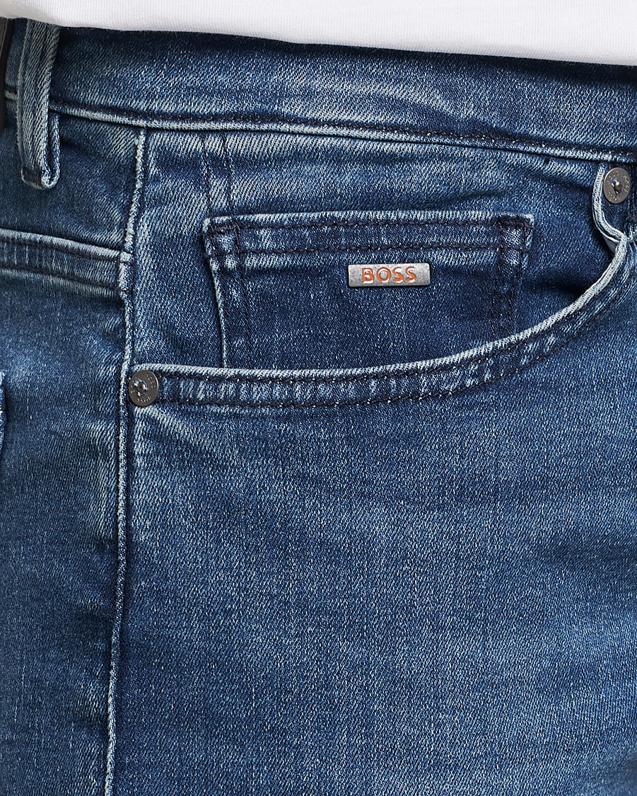 Herren | Jeans | BOSS ORANGE | Delaware Slim Fit Stretch Jeans Bright Blue