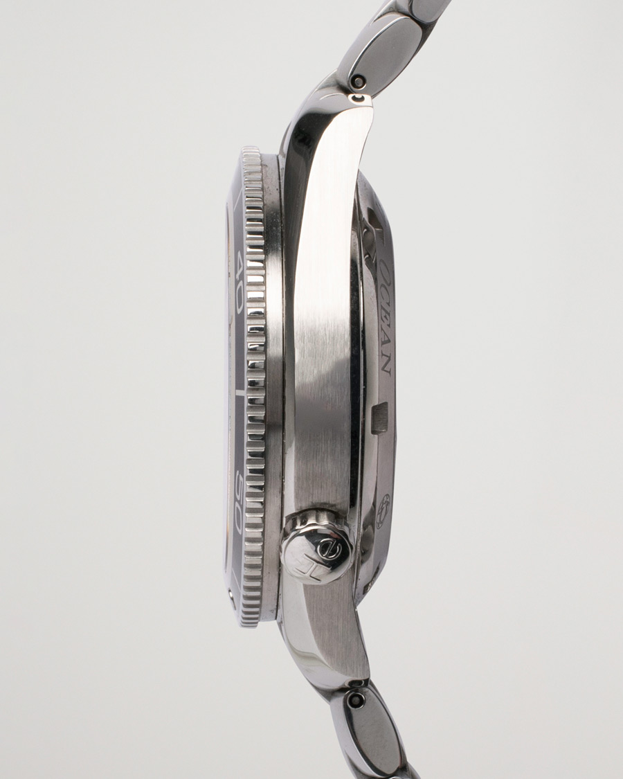 Herren | Omega Pre-Owned Seamaster Planet Ocean 2201.51.00 Steel Black Silver | Omega Pre-Owned | Seamaster Planet Ocean 2201.51.00 Steel Black Silver