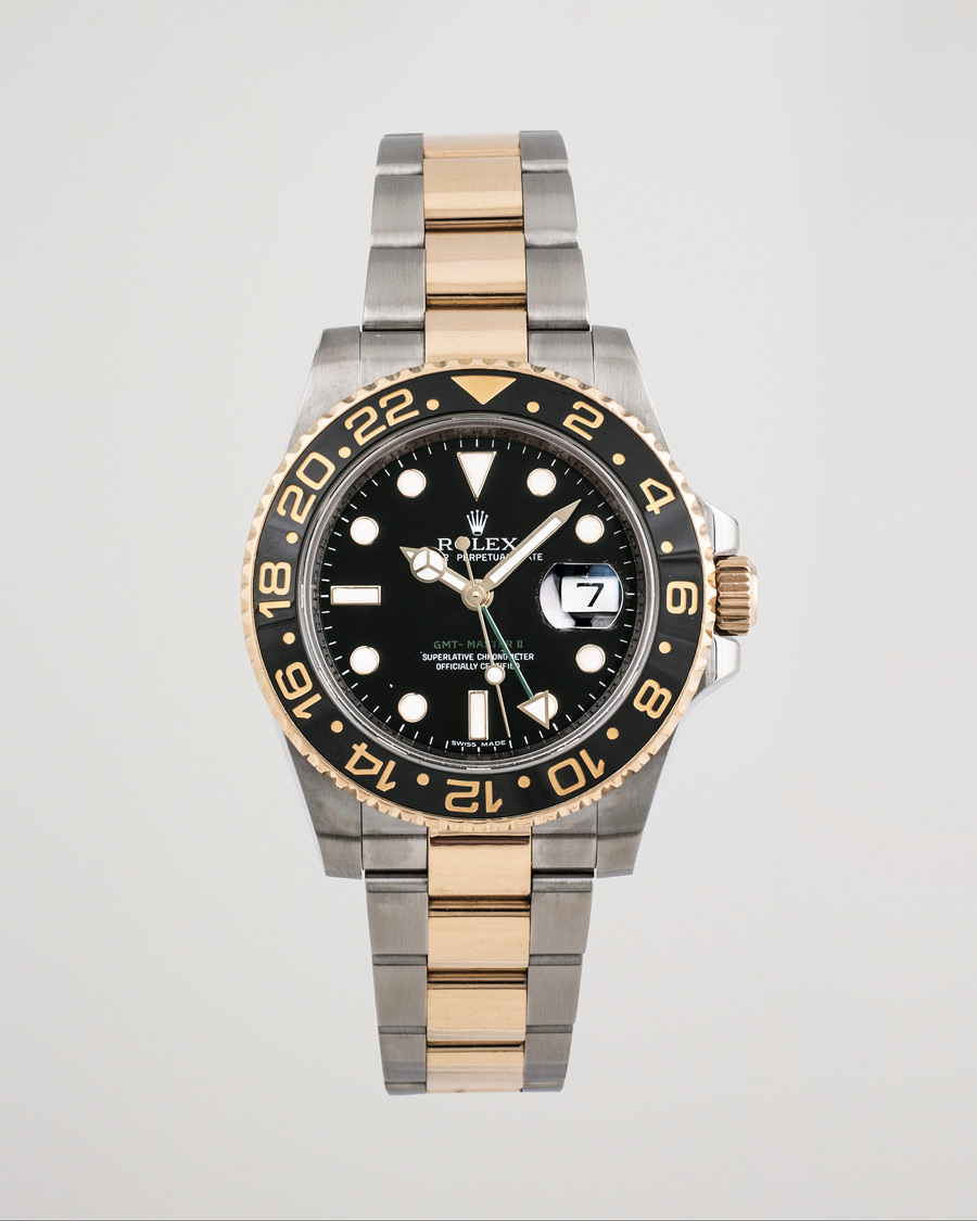 Herren | Rolex Pre-Owned GMT-Master II 116713N Silver | Rolex Pre-Owned | GMT-Master II 116713N Silver