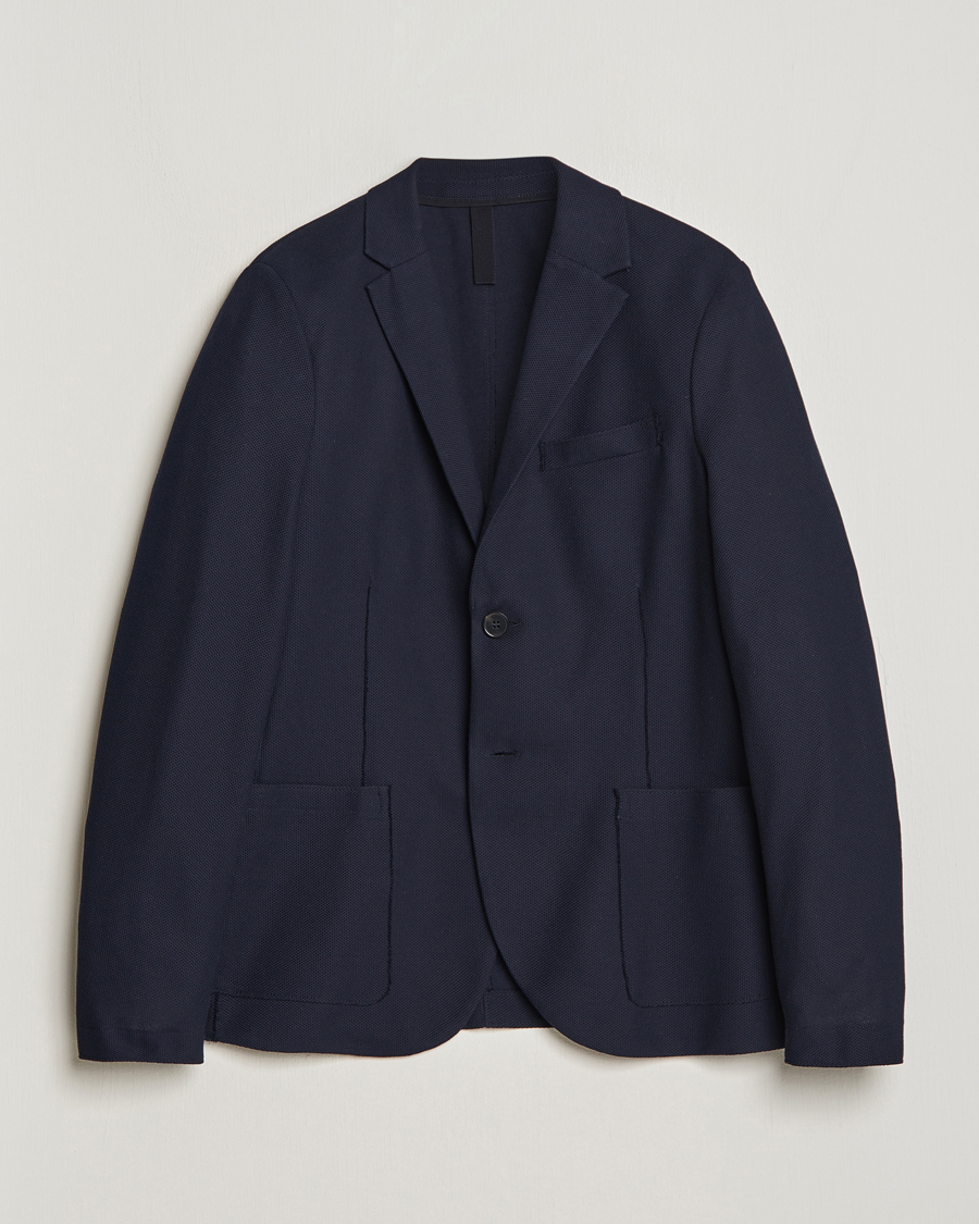 Herren | Sakkos | Harris Wharf London | Loro Piana Honey Comb Blazer Navy