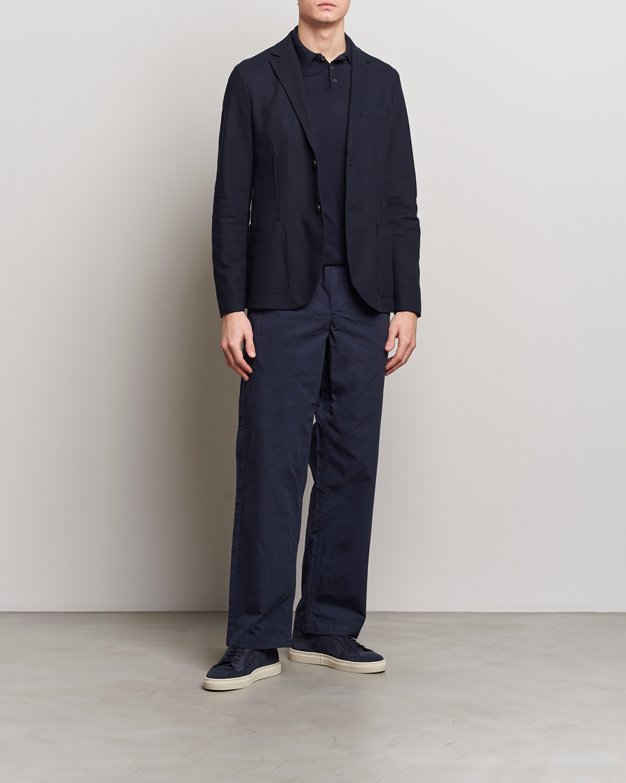 Herren | Sakkos | Harris Wharf London | Loro Piana Honey Comb Blazer Navy
