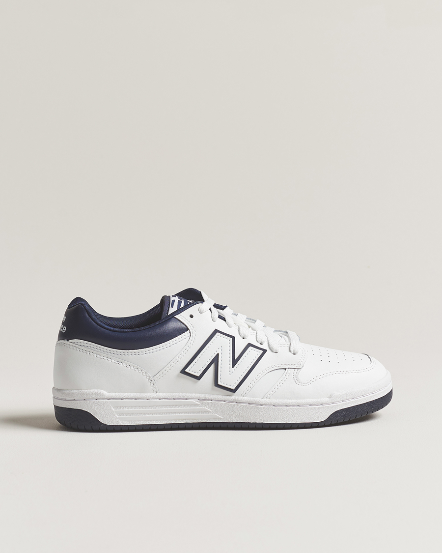Herren | New Balance 480 Sneakers White/Navy | New Balance | 480 Sneakers White/Navy