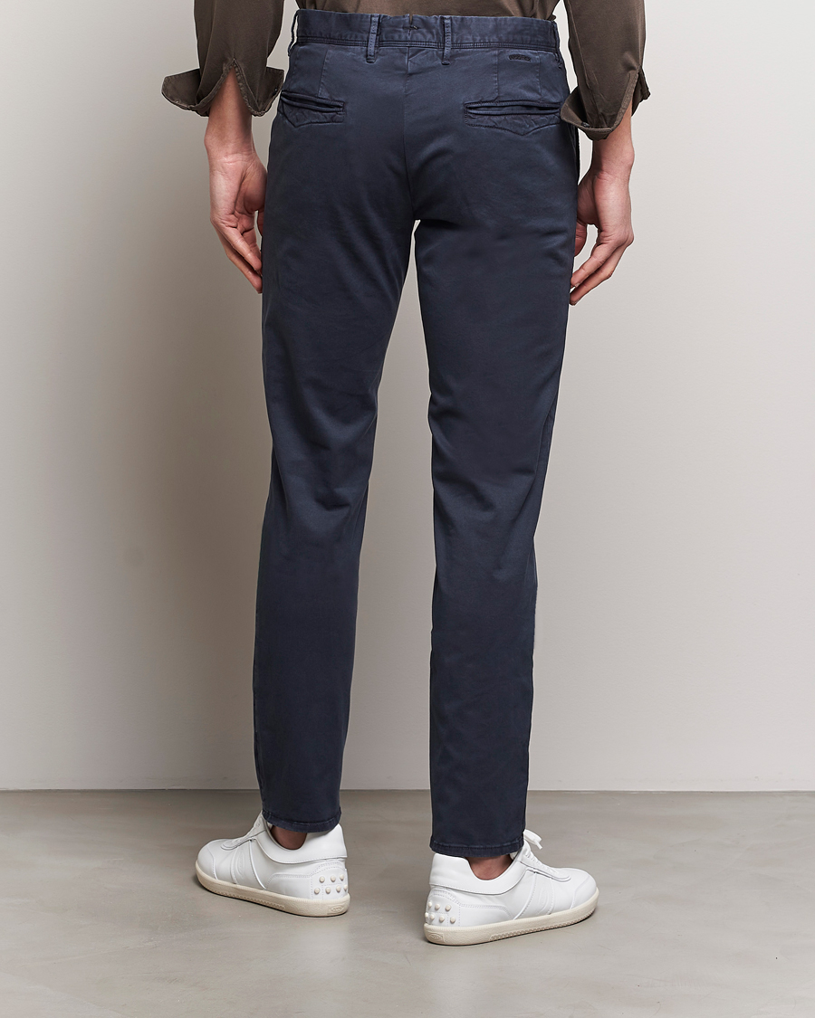 Herren | Hosen | Incotex | Slim Fit Garment Dyed Slacks Navy
