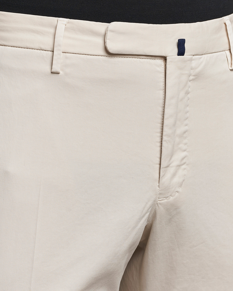 Herren | Hosen | Incotex | Slim Fit Comfort Chinos Off White