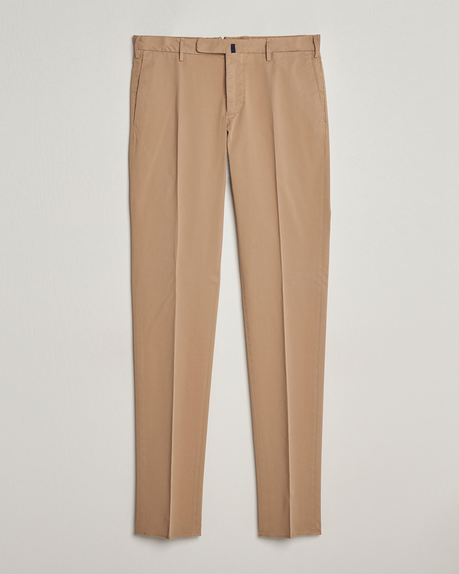 Herren | Hosen | Incotex | Slim Fit Comfort Chinos Beige