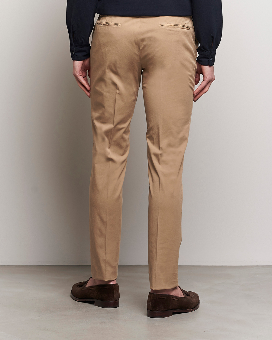 Herren | Hosen | Incotex | Slim Fit Comfort Chinos Beige