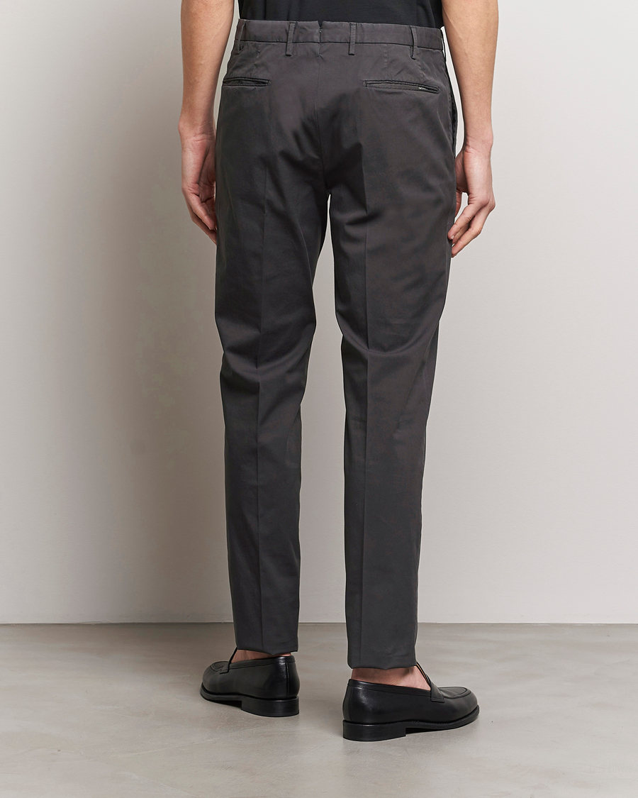 Herren | Hosen | Incotex | Slim Fit Comfort Chinos Charcoal