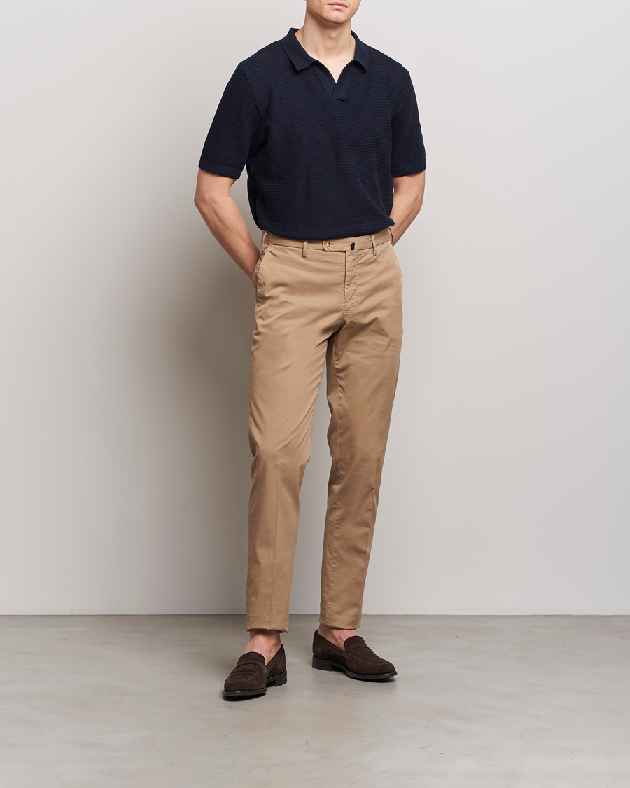 Herren | Hosen | Incotex | Regular Fit Comfort Chinos Beige