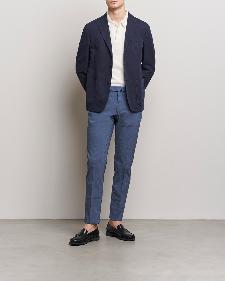 Herren | Sakkos | Incotex | Unconstructed Chinolino Blazer Navy