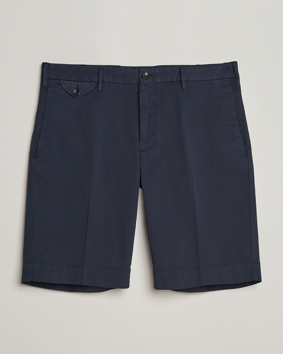 Herren | Shorts | Incotex | Cotton Comfort Shorts Navy