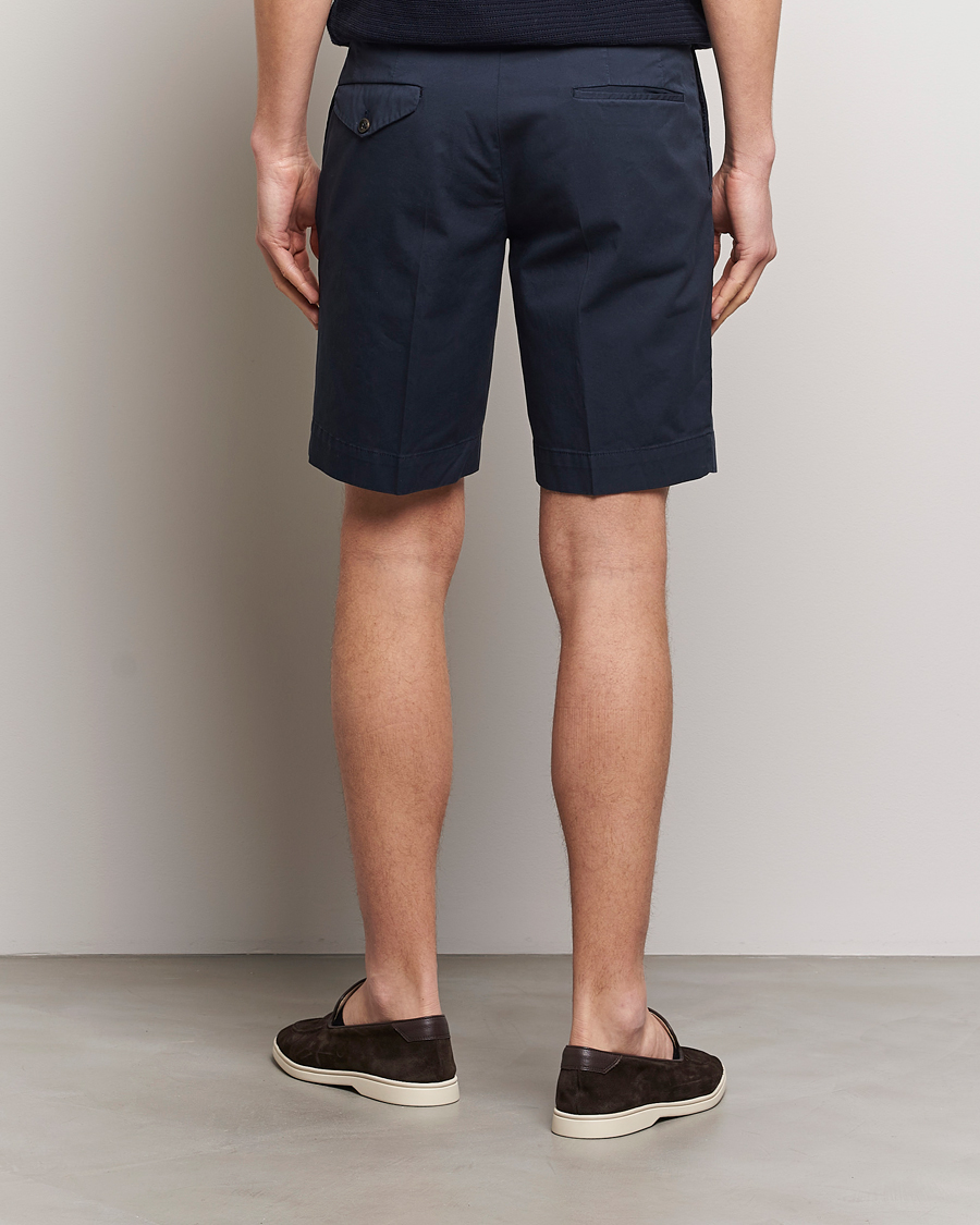 Herren | Shorts | Incotex | Cotton Comfort Shorts Navy