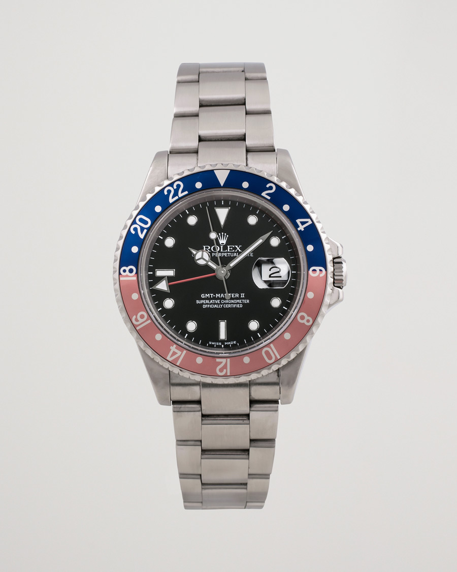 Herren | Pre-Owned & Vintage Watches | Rolex Pre-Owned | GMT-Master II 16710 Silver