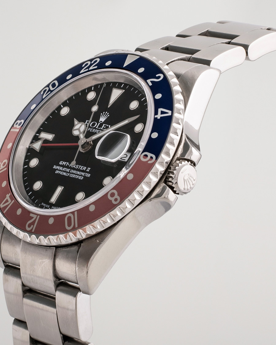 Herren | Rolex Pre-Owned GMT-Master II 16710 Silver | Rolex Pre-Owned | GMT-Master II 16710 Silver