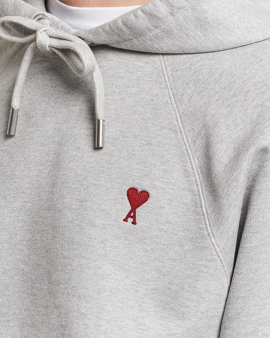 Herren | Pullover | AMI | Heart Logo Hoodie Heather Grey