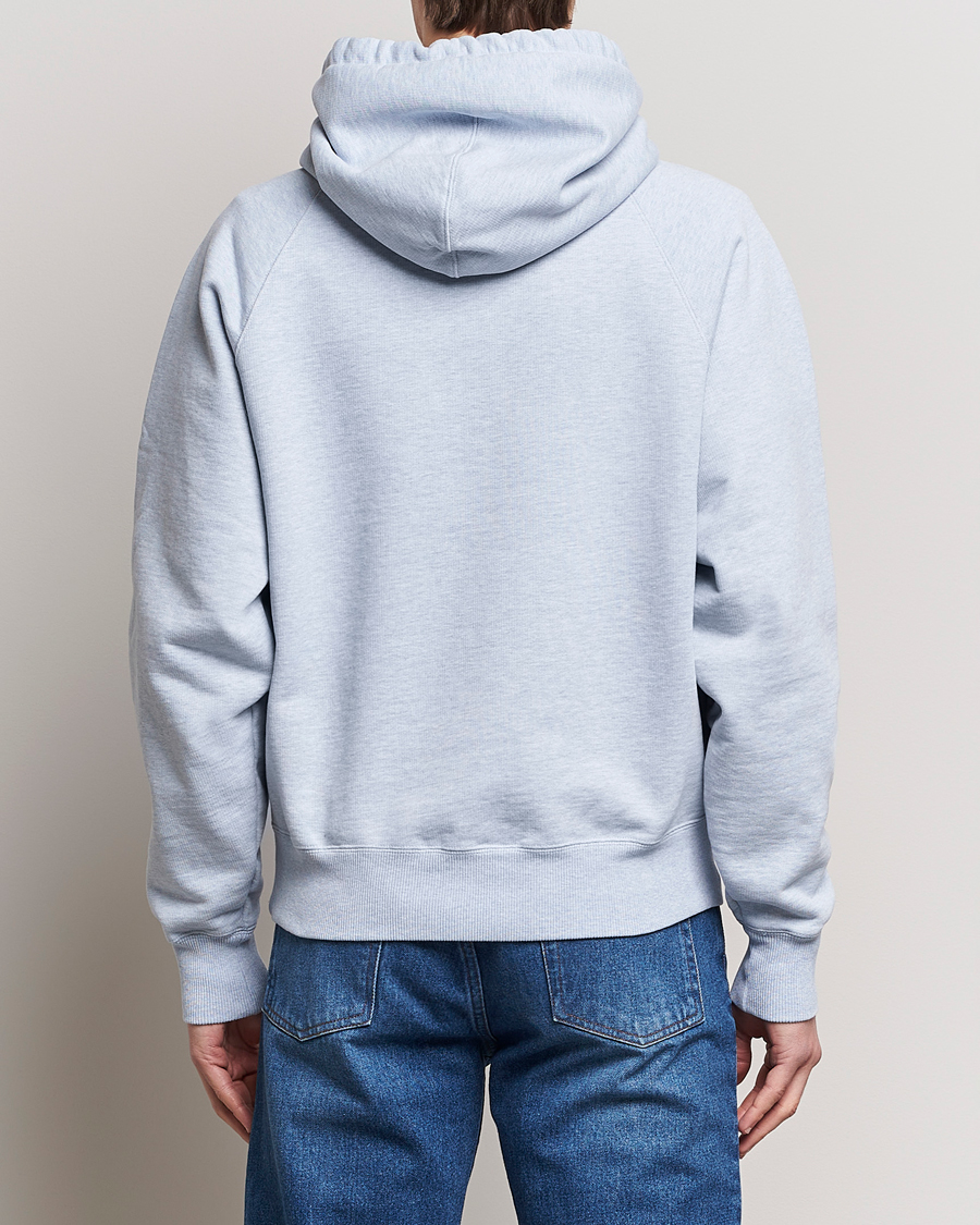 Herren | Pullover | AMI | Heart Logo Hoodie Heather Blue