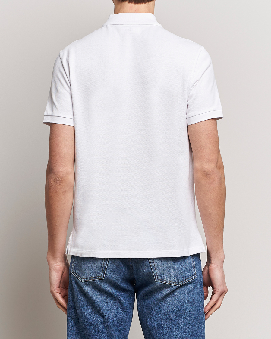 Herren | Poloshirts | AMI | Heart Logo Piquet Polo White