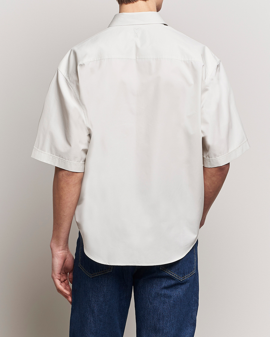 Herren | Hemden | AMI | Boxy Fit Short Sleeve Shirt Chalk White