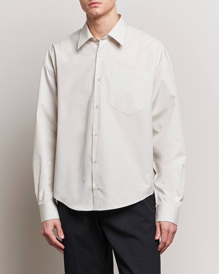 Men | Shirts | AMI | Boxy Fit Shirt Chalk White