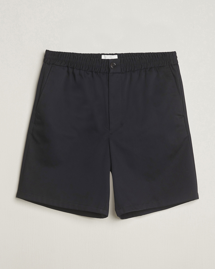 Herren | Shorts | AMI | Cotton Drawstring Shorts Black