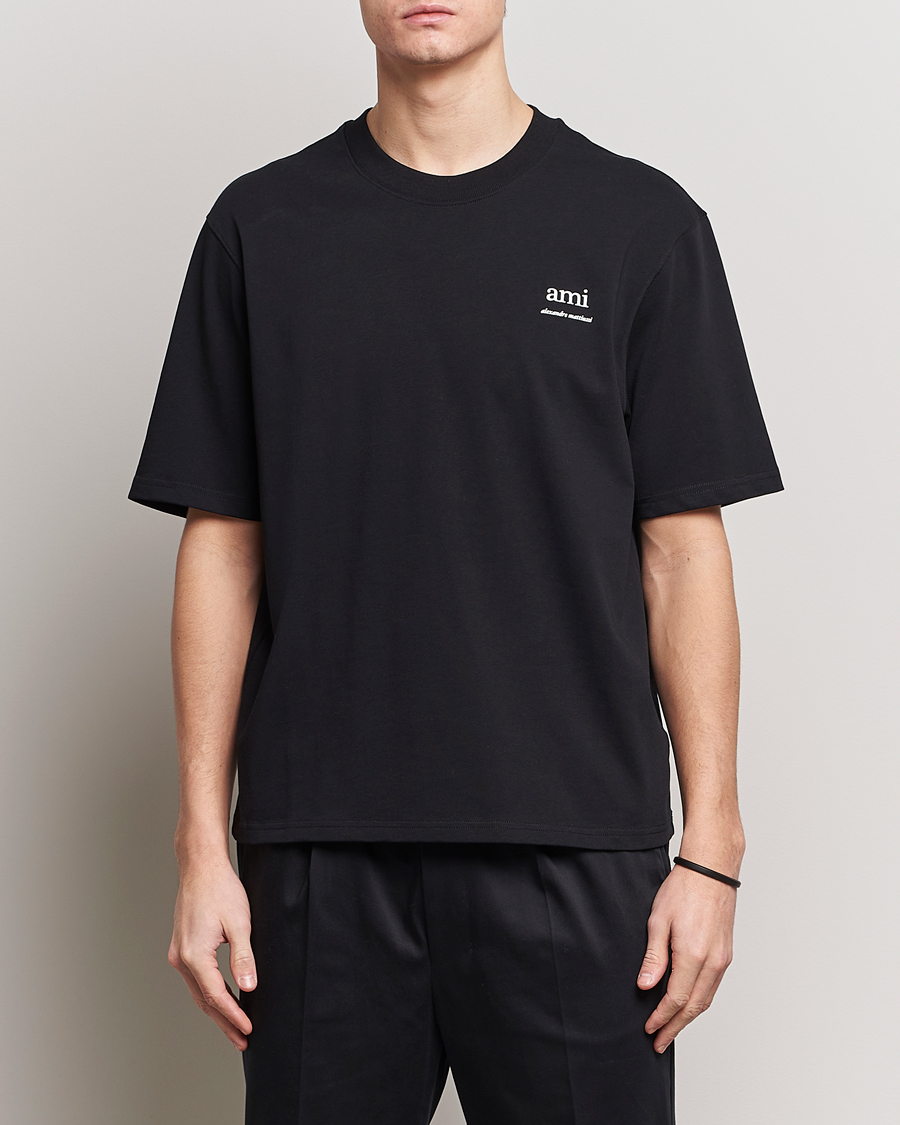 Herren | T-Shirts | AMI | Logo T-Shirt Black