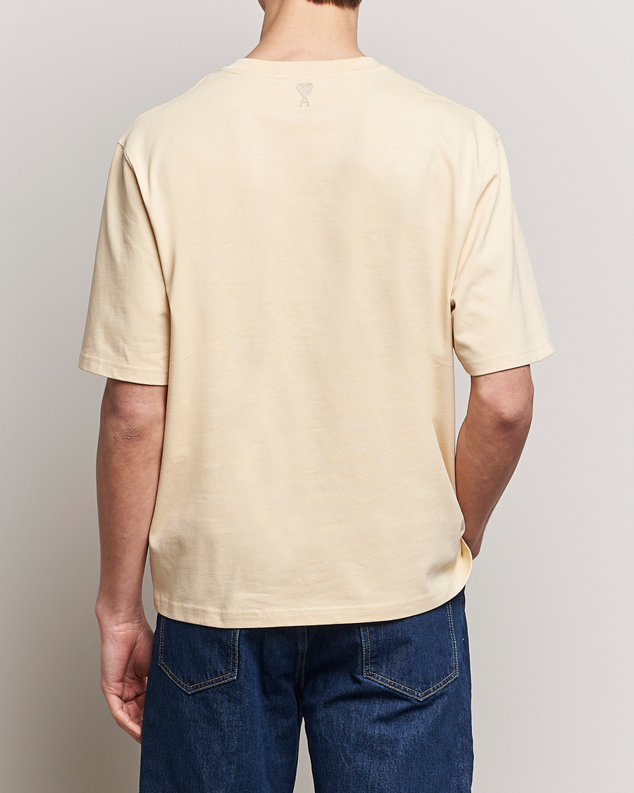 Herren | T-Shirts | AMI | Logo T-Shirt Dusty Yellow