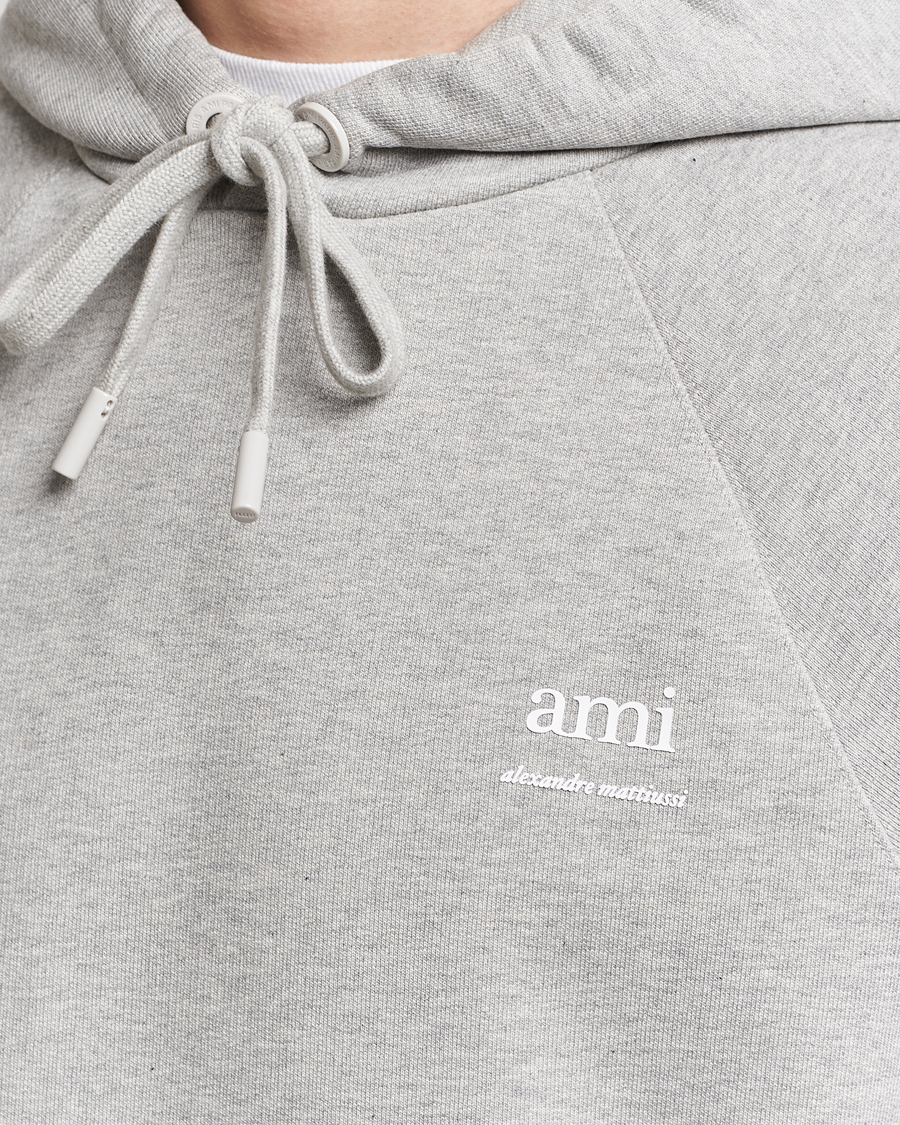 Herren | Pullover | AMI | Logo Hoodie Heather Grey