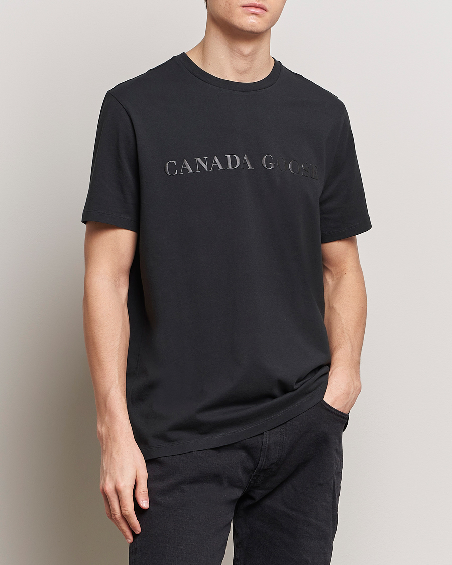Herren | Neu im Onlineshop | Canada Goose | Emersen Crewneck T-Shirt Black