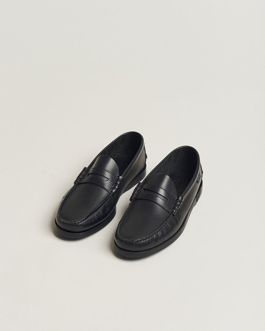Herren | Handgefertigte Schuhe | Paraboot | Coraux Moccasin Black