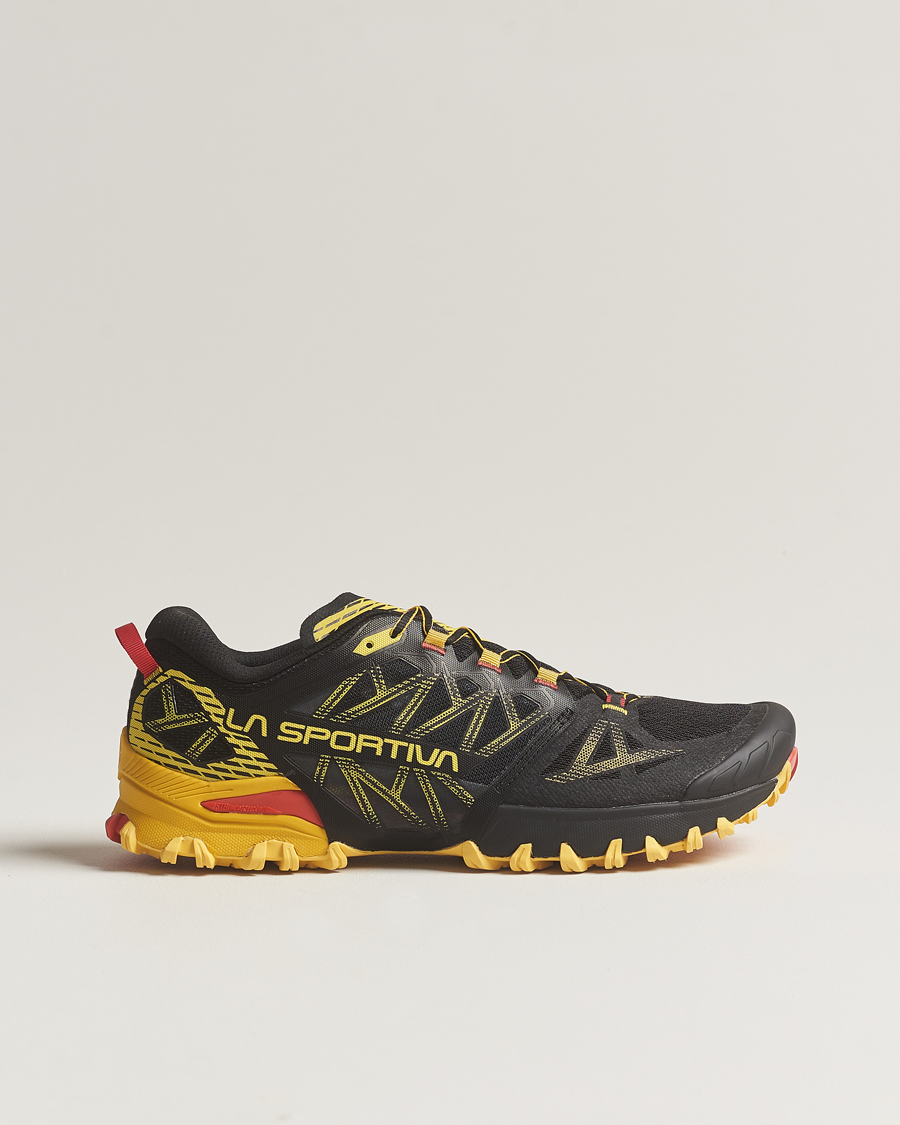 Herren | La Sportiva Bushido III Trail Running Sneakers Black/Yellow | La Sportiva | Bushido III Trail Running Sneakers Black/Yellow