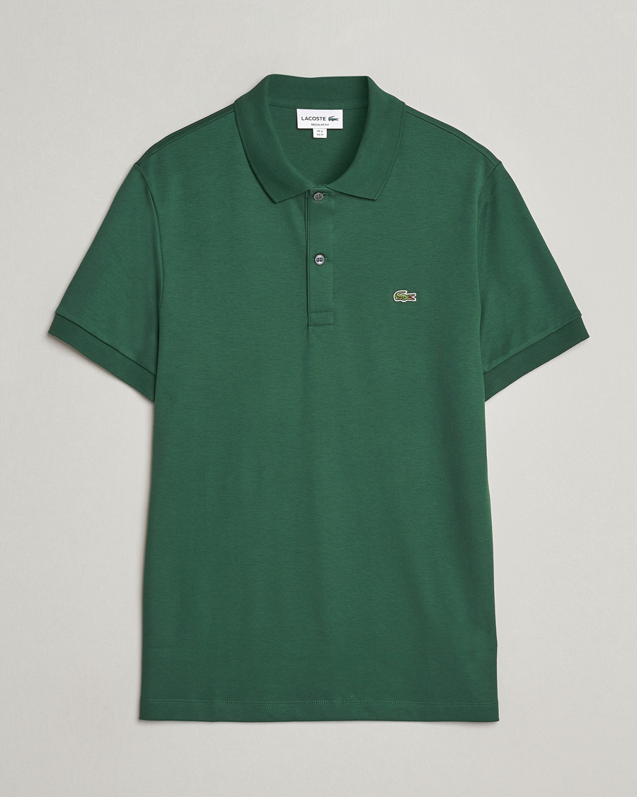 Herren | Poloshirts | Lacoste | Pima Cotton Interlock Polo Green