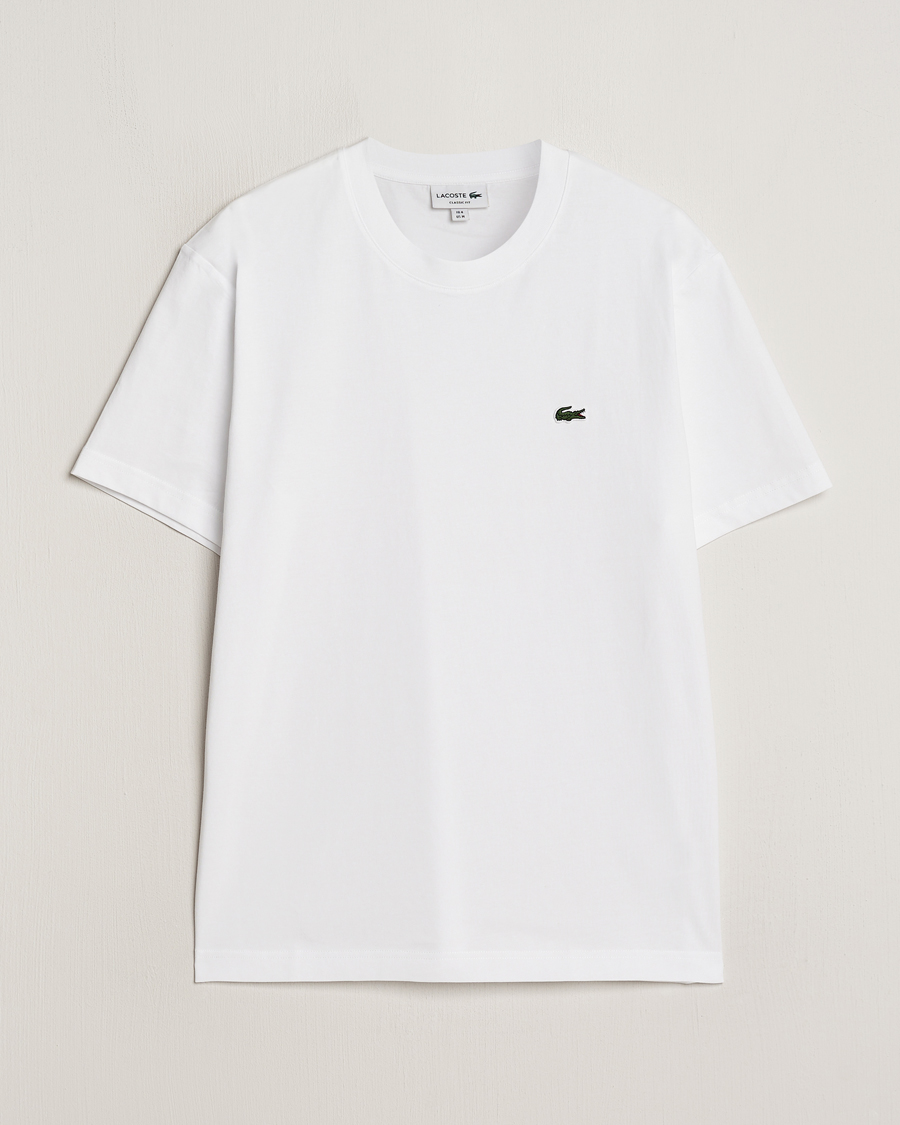 Herren | T-Shirts | Lacoste | Crew Neck T-Shirt White