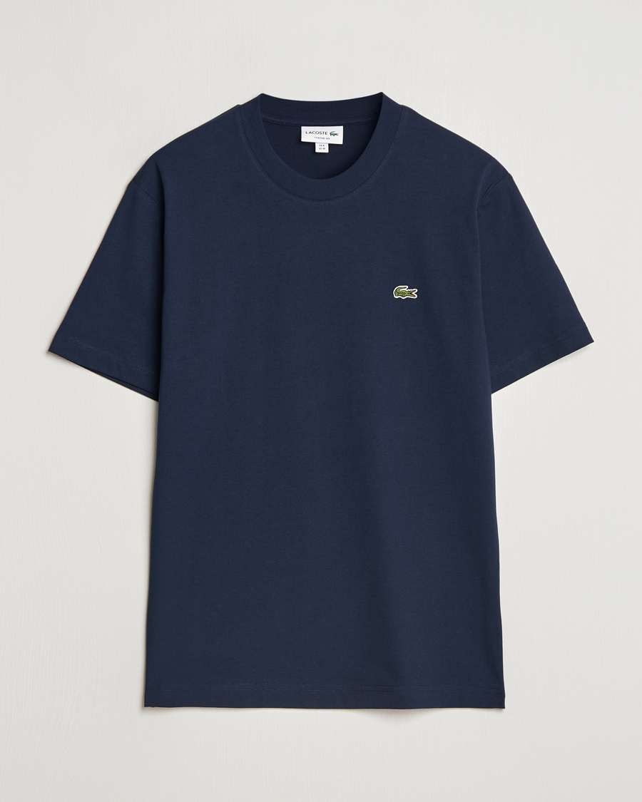 Herren | T-Shirts | Lacoste | Crew Neck T-Shirt Navy Blue