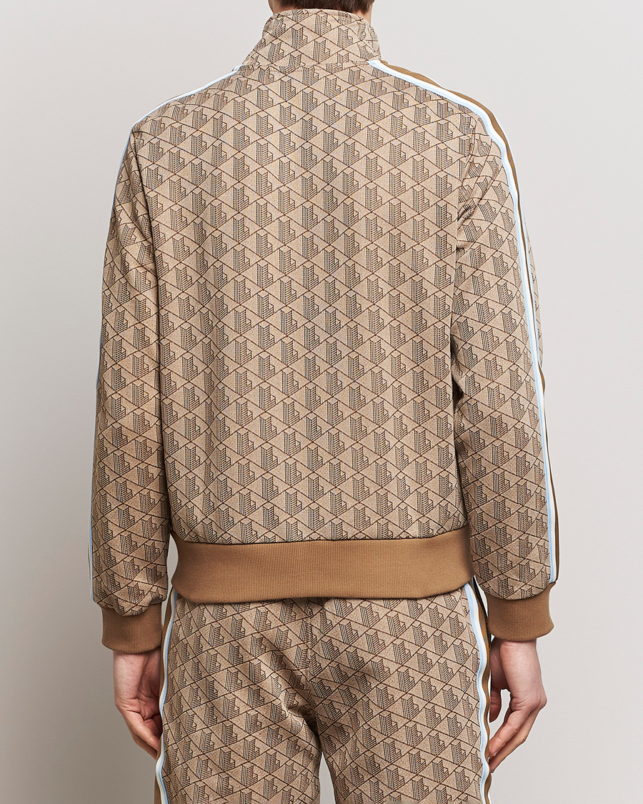 Herren | Pullover | Lacoste | Monogram Full Zip Track Jacket Croissant/Cookie