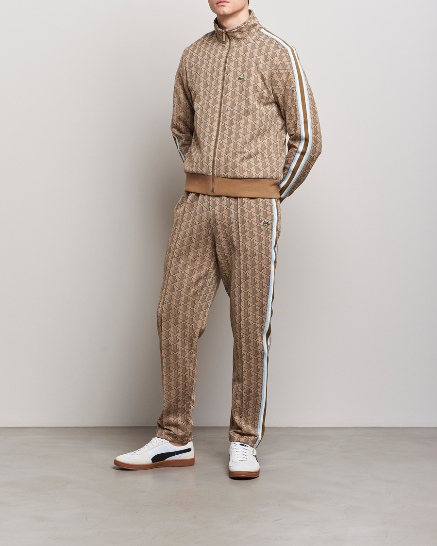 Herren | Hosen | Lacoste | Monogram Tracksuit Pants Croissant/Cookie