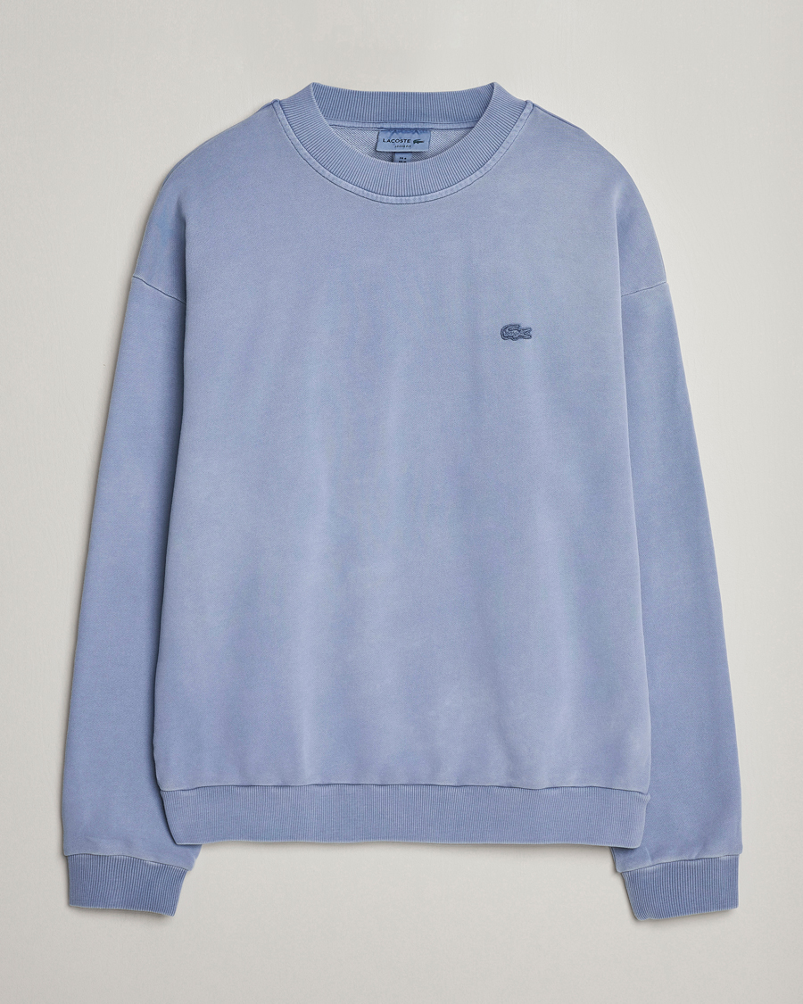 Herren | Pullover | Lacoste | Natural Dyed Crew Neck Sweatshirt Stonewash