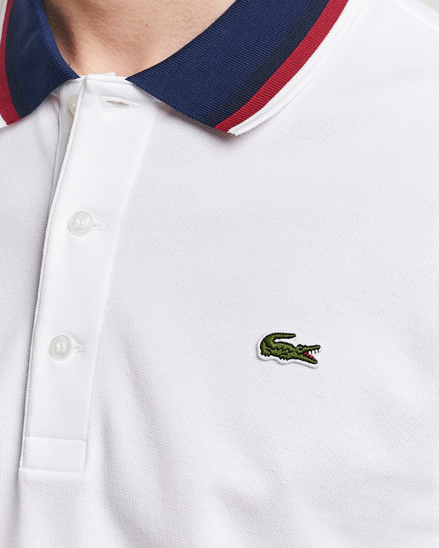 Herren | Poloshirts | Lacoste | Regular Fit Tipped Polo White