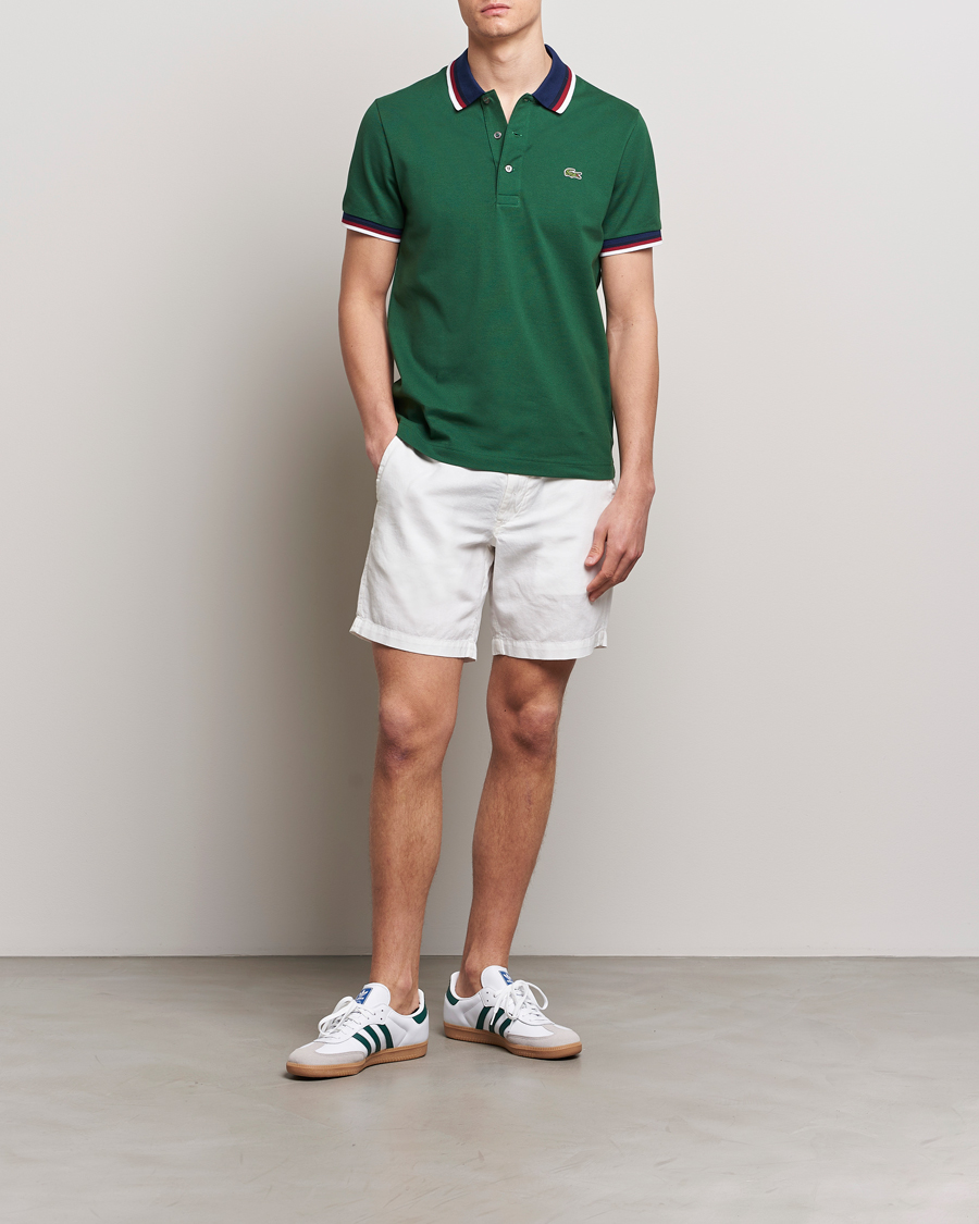 Herren | Poloshirts | Lacoste | Regular Fit Tipped Polo Green