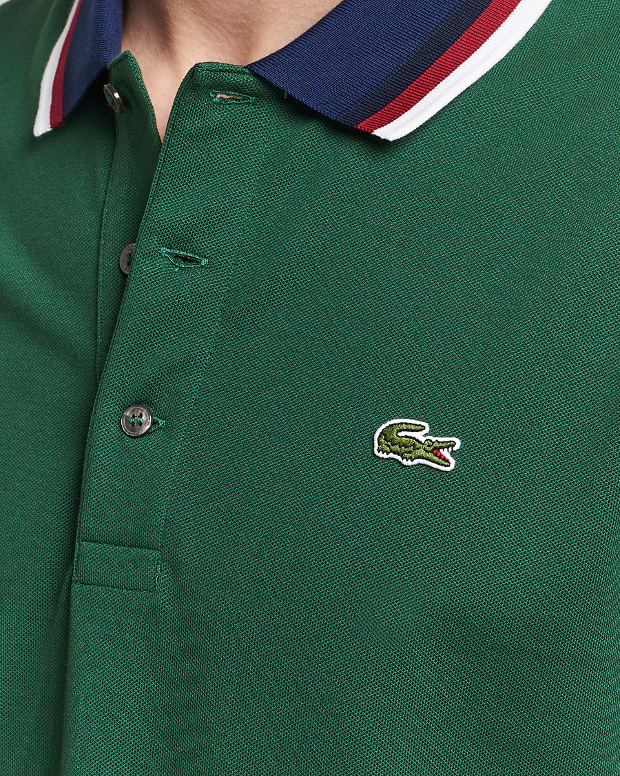 Herren | Poloshirts | Lacoste | Regular Fit Tipped Polo Green