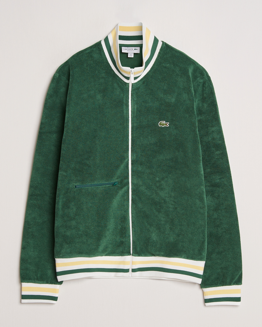 Herren | Pullover | Lacoste | Terry Full Zip Sweatshirt Green