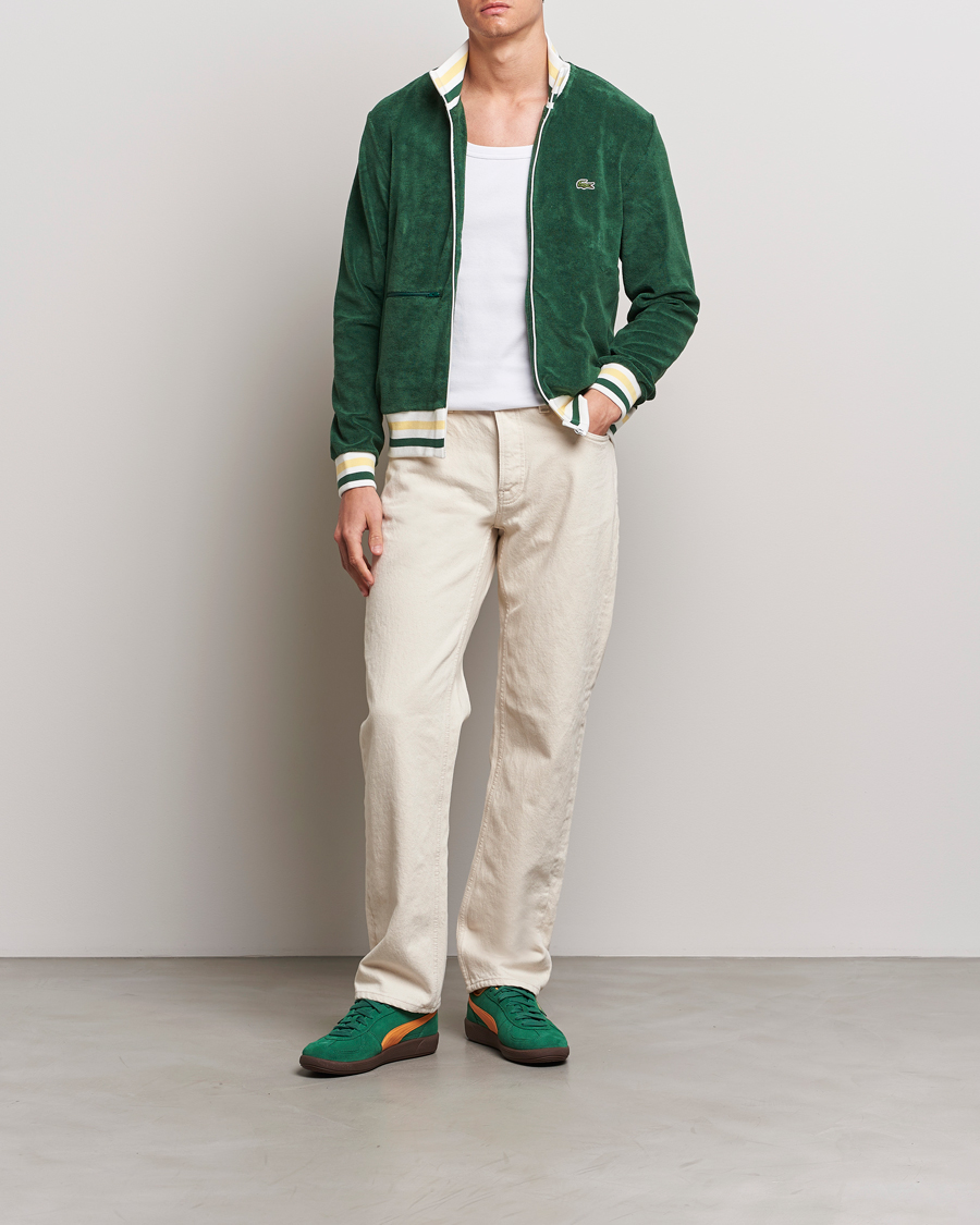 Herren | Pullover | Lacoste | Terry Full Zip Sweatshirt Green