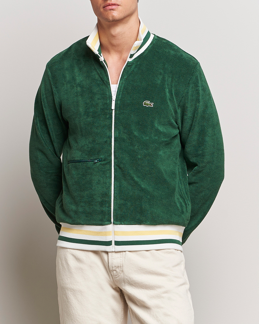 Herren | Pullover | Lacoste | Terry Full Zip Sweatshirt Green