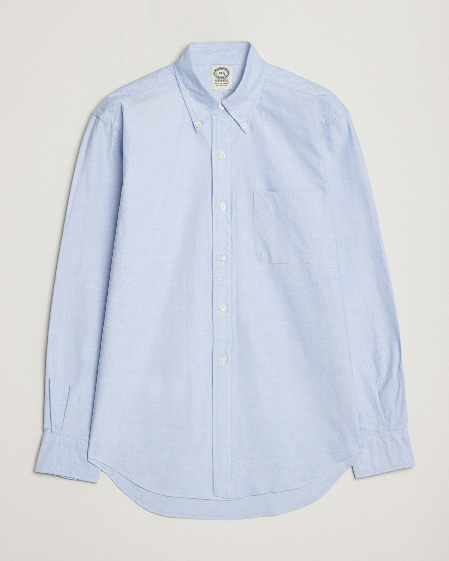 Herren | Hemden | Kamakura Shirts | Vintage Ivy Oxford Button Down Shirt Light Blue