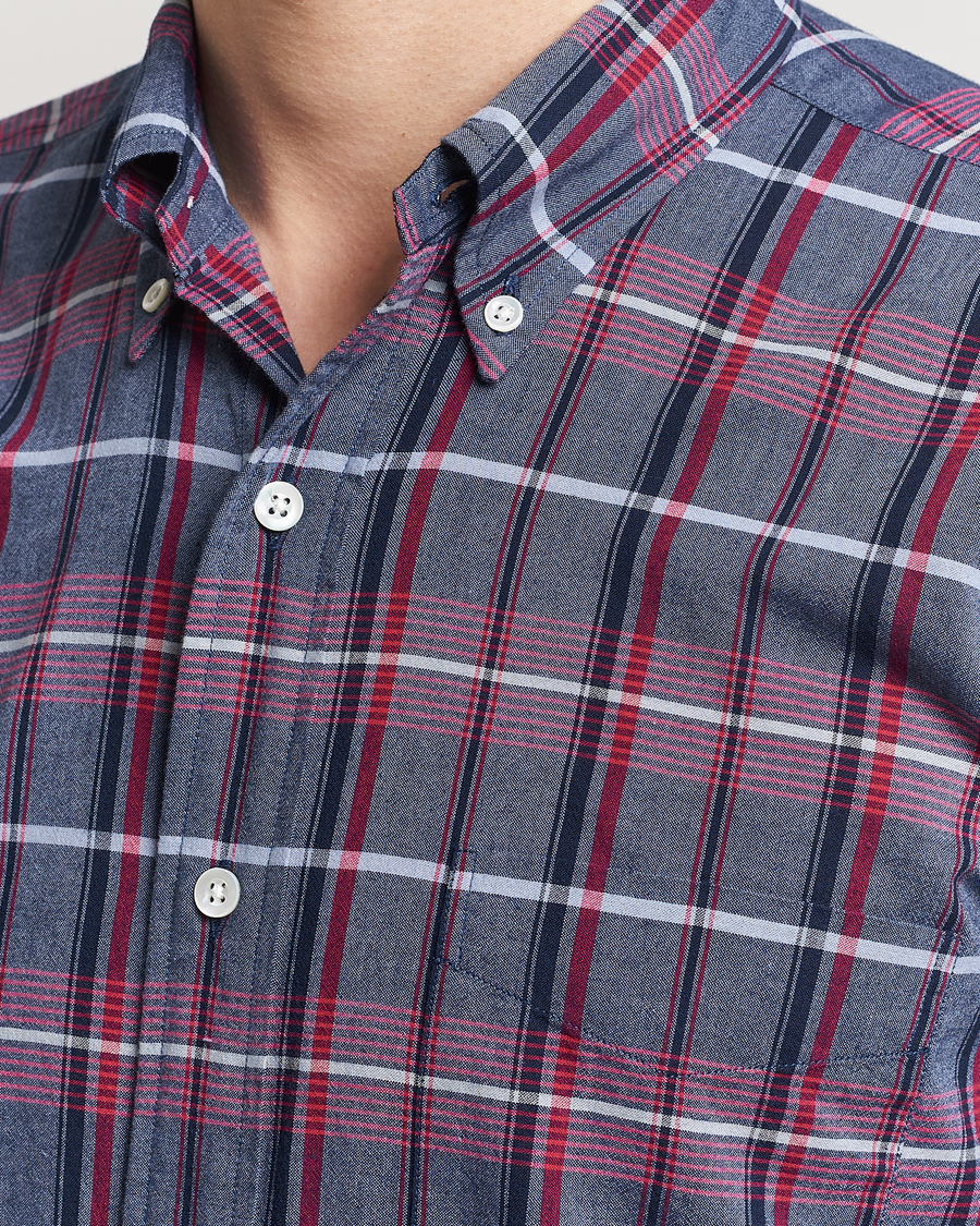 Herren | Hemden | Kamakura Shirts | Vintage Ivy Button Down Shirt Blue Madras