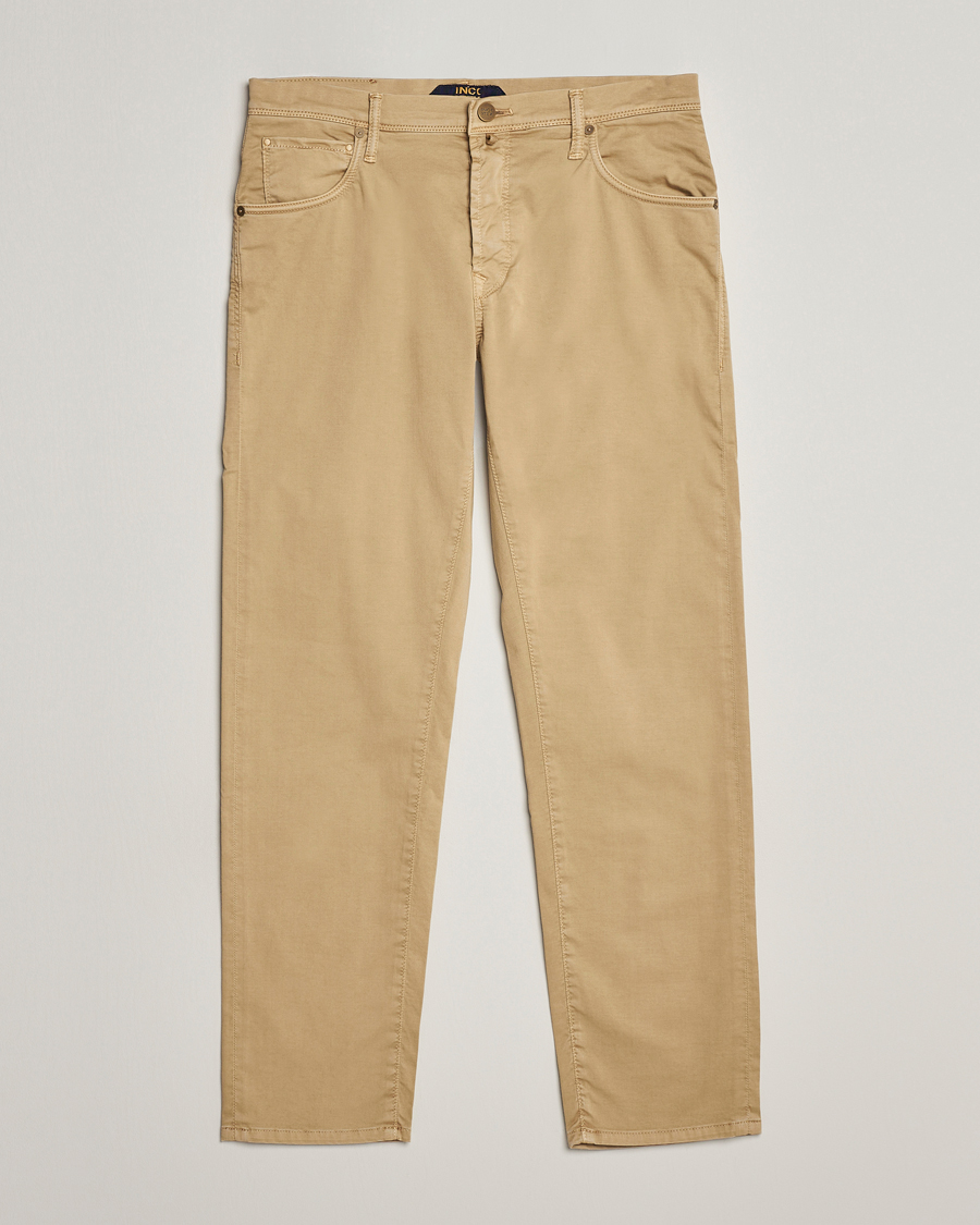 Herren | Hosen | Incotex | 5-Pocket Cotton/Stretch Pants Beige