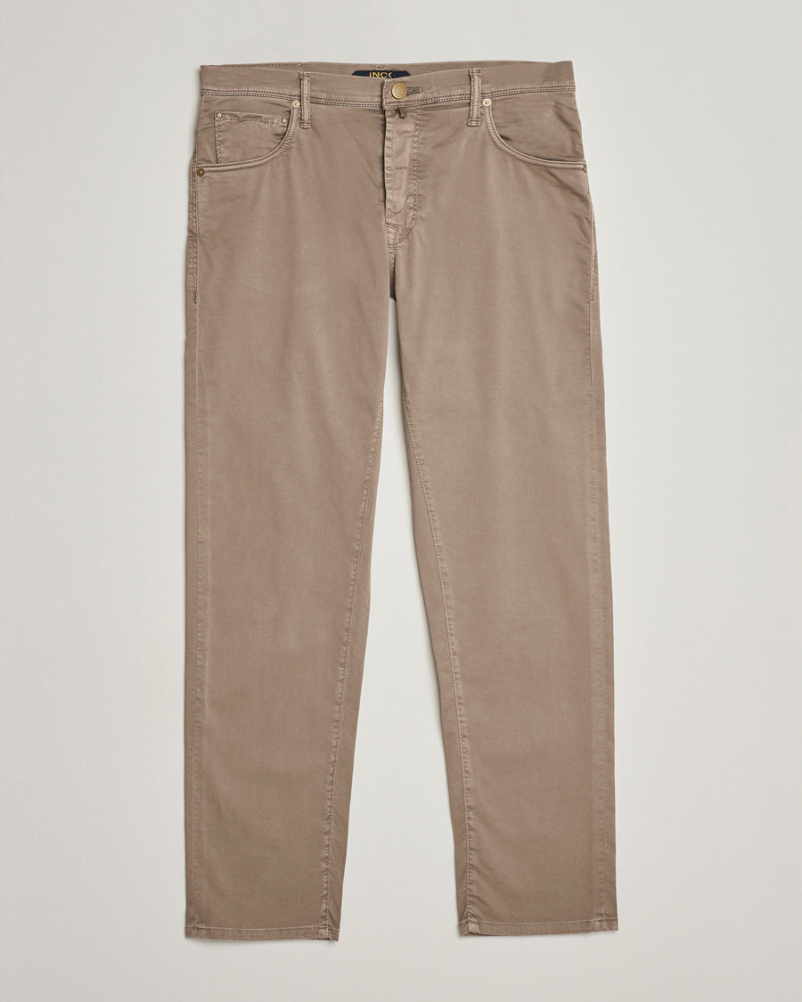 Herren | Hosen | Incotex | 5-Pocket Cotton/Stretch Pants Brown
