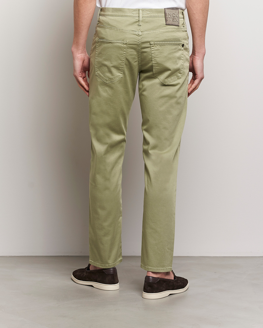 Herren | Hosen | Incotex | 5-Pocket Cotton/Stretch Pants Sage