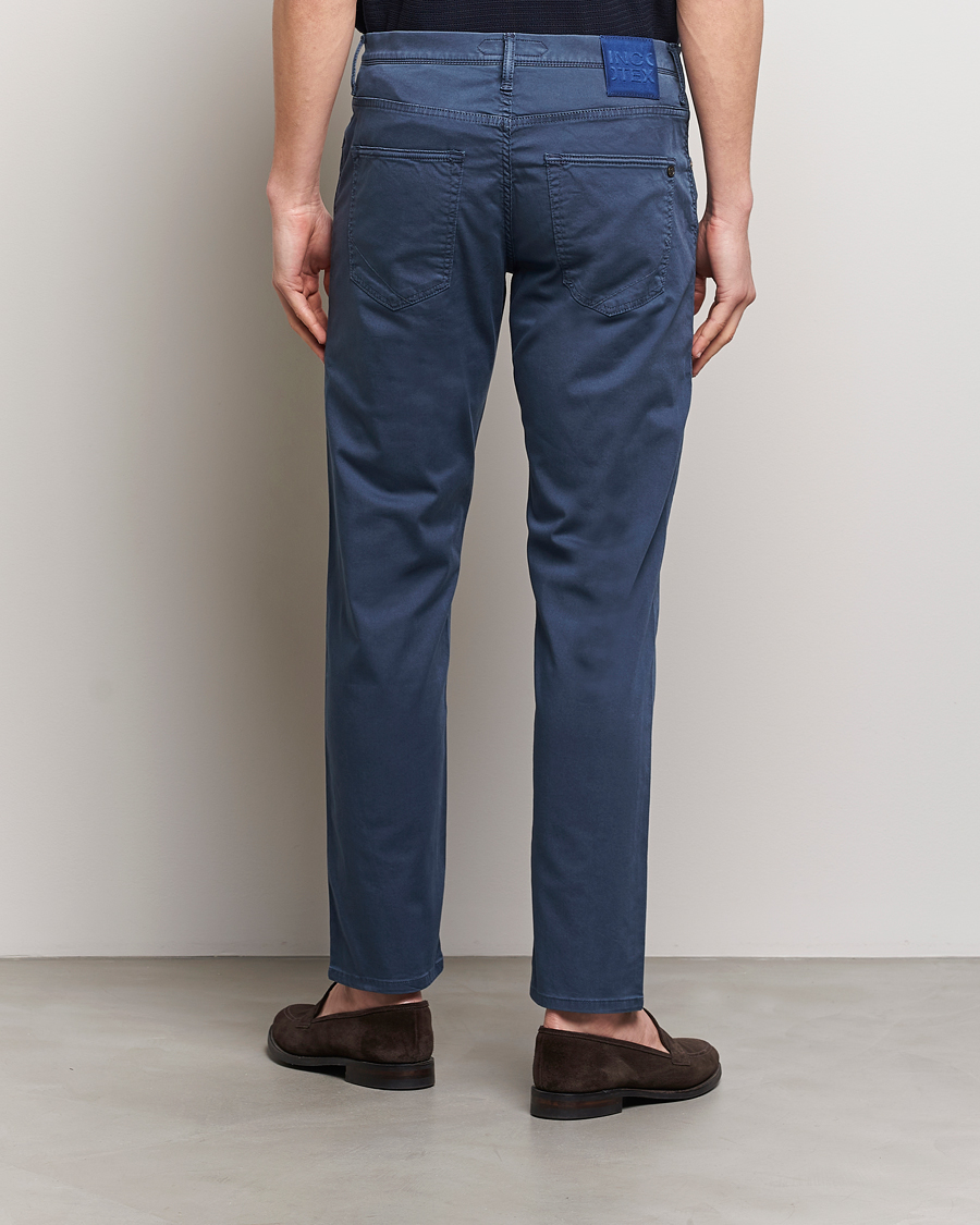 Herren | Hosen | Incotex | 5-Pocket Cotton/Stretch Pants Navy