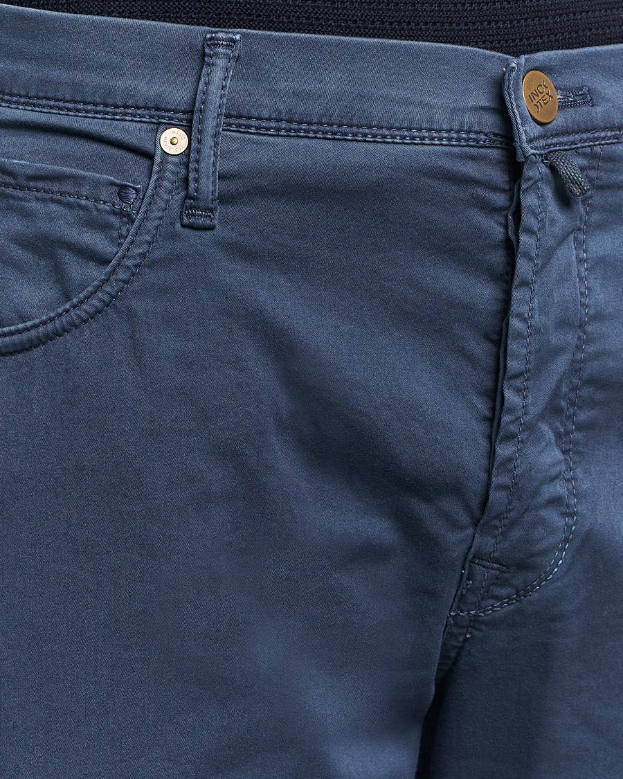 Herren | Hosen | Incotex | 5-Pocket Cotton/Stretch Pants Navy